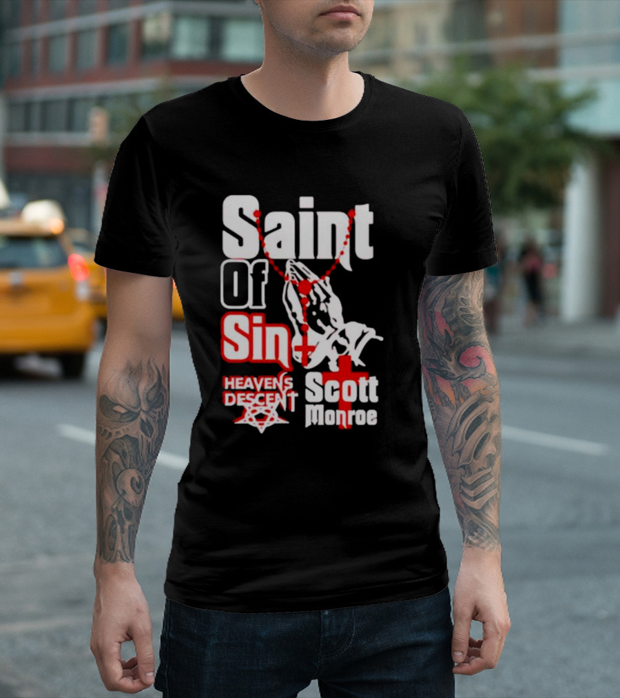 Saint Of Sin Heavens Descent Scott Monroe T-Shirt