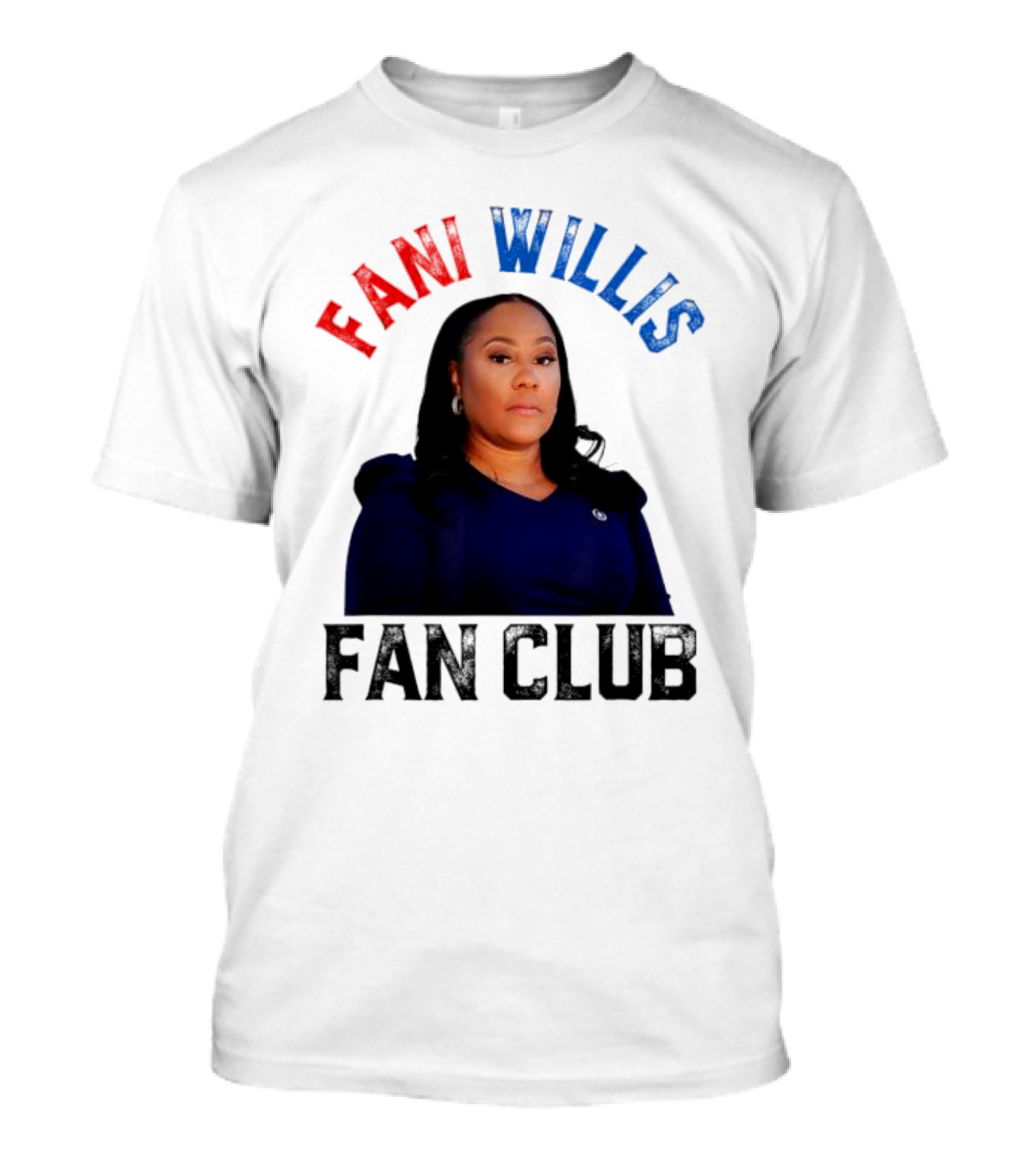 Fani Willis Fan Club USA Flag American T-Shirt