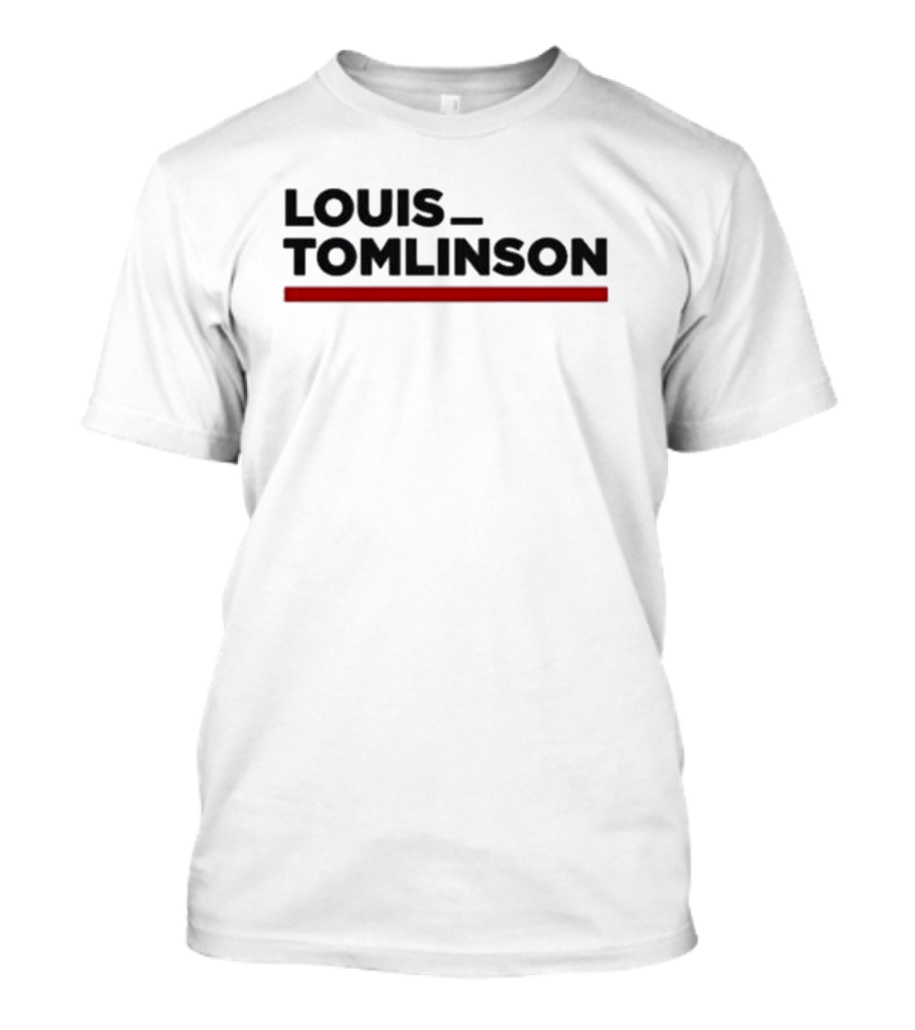 LOUIS TOMLINSON Red Underscore T-Shirt
