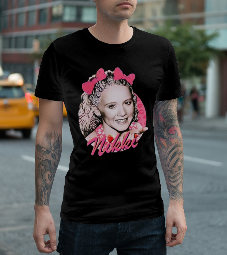 Nikki Nordacious Pink Bow T-Shirt