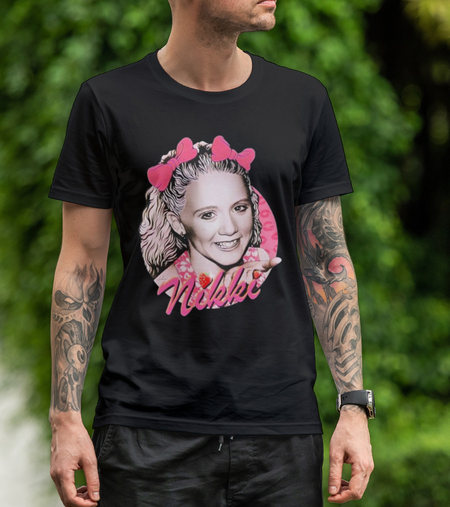 Nikki Nordacious Pink Bow T-Shirt