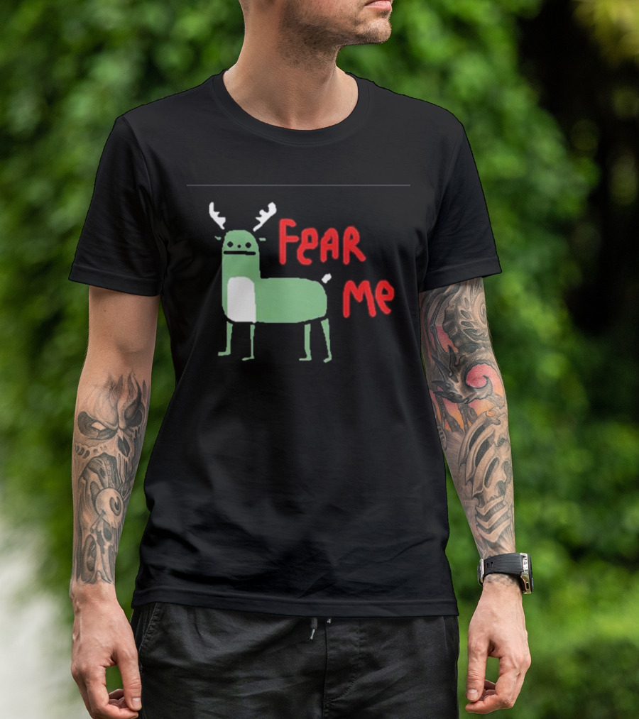 Buck Fear Me Spooky Deer T-Shirt