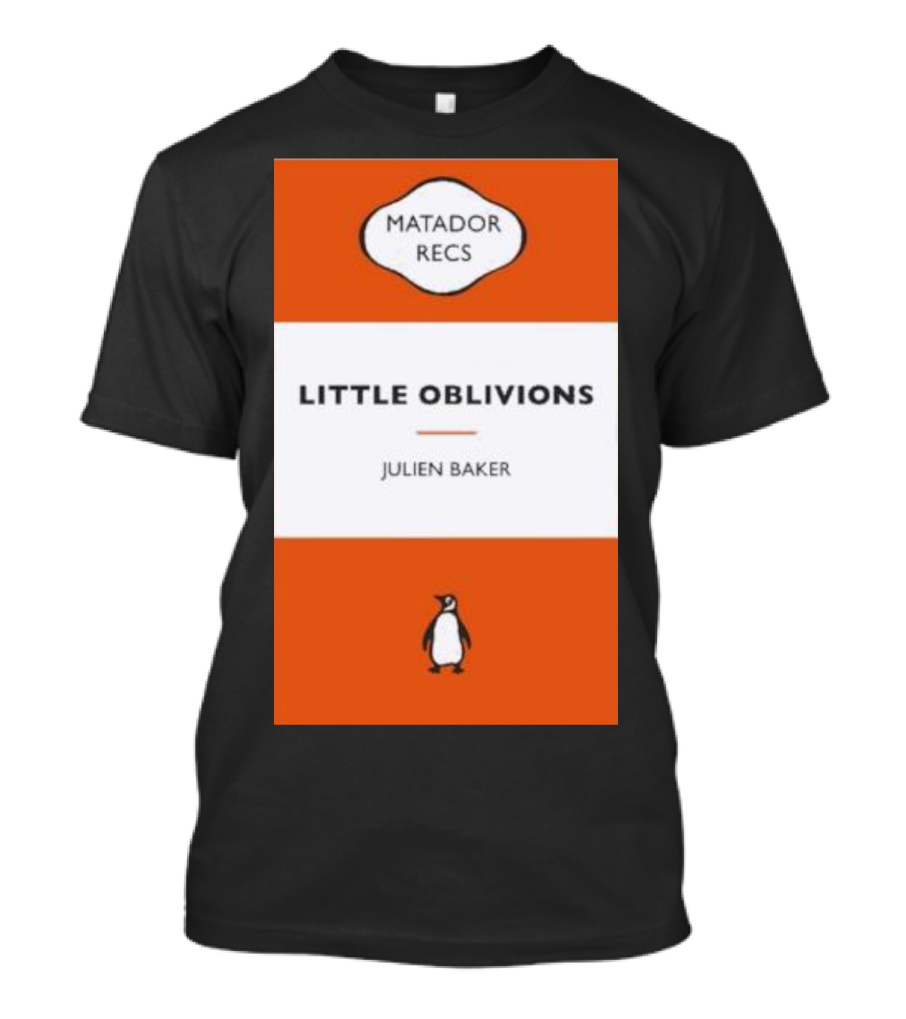 Matador Recs Little Oblivions Julien Baker Penguin Book Cover T-Shirt