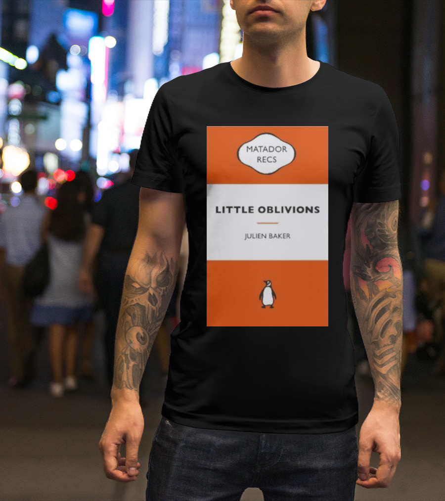 Matador Recs Little Oblivions Julien Baker Penguin Book Cover T-Shirt