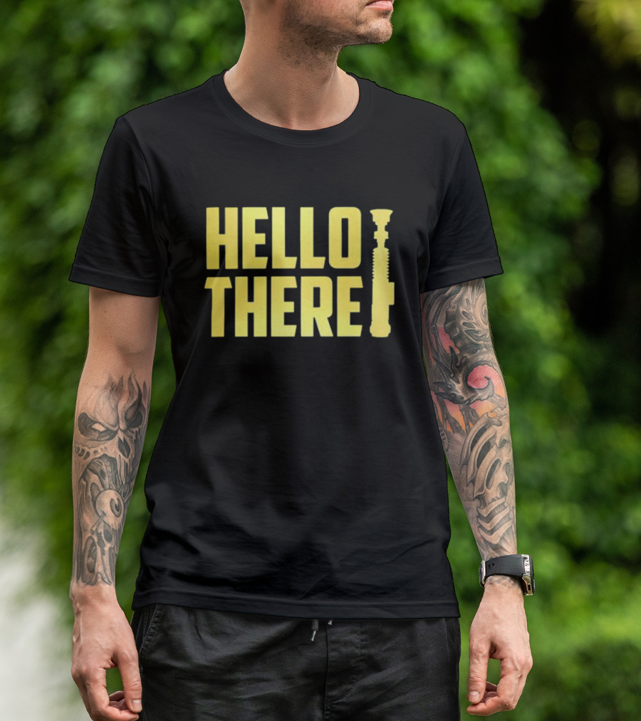 Hello There Lightsaber Iconic Reference T-Shirt