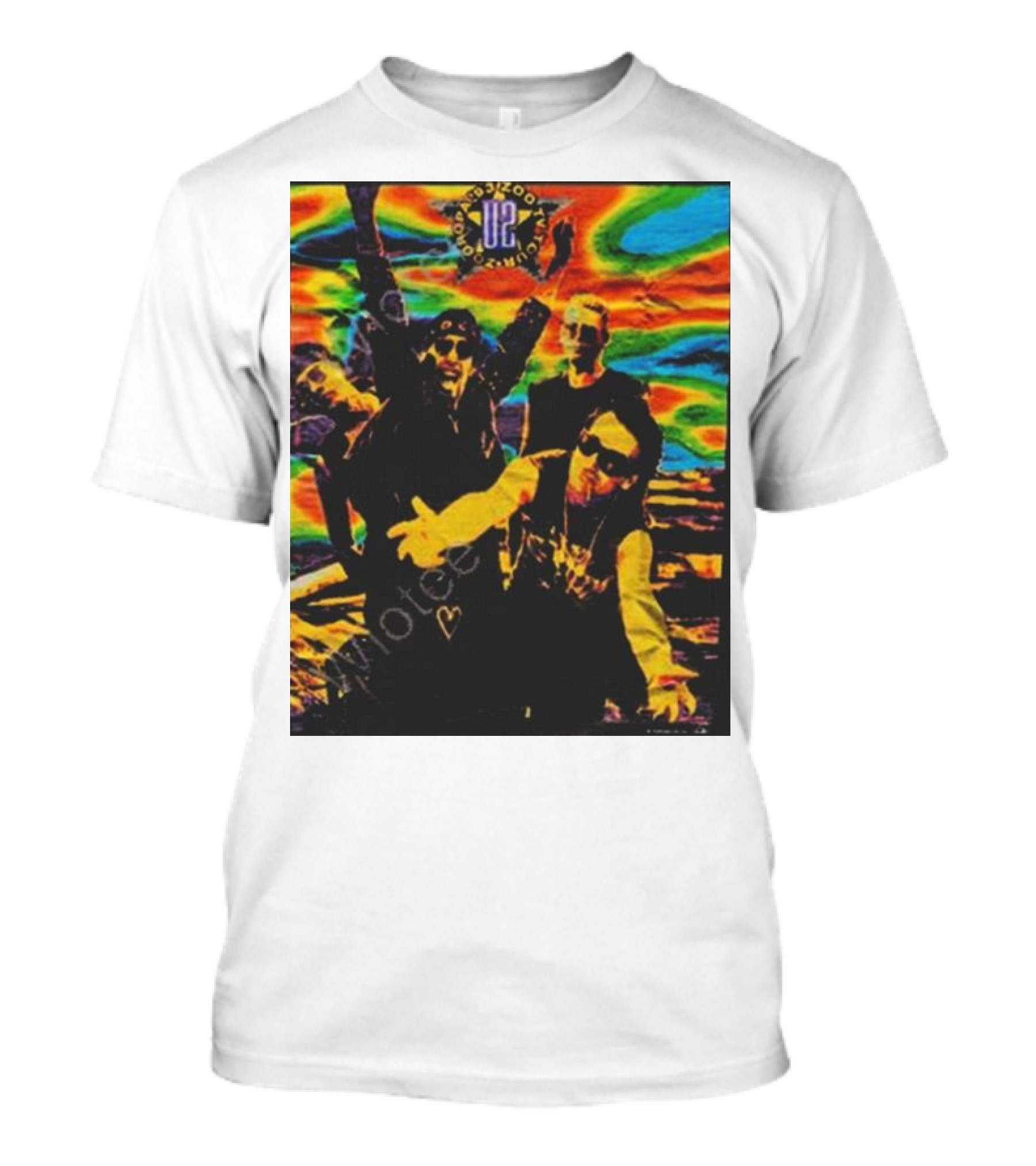U2 Zooropa 30 Band Psychedelic Artwork US Store T-Shirt