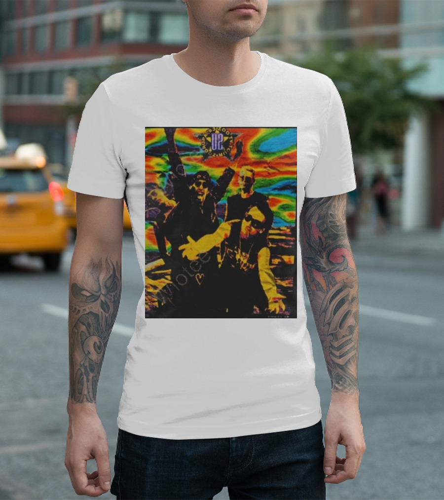 U2 Zooropa 30 Band Psychedelic Artwork US Store T-Shirt