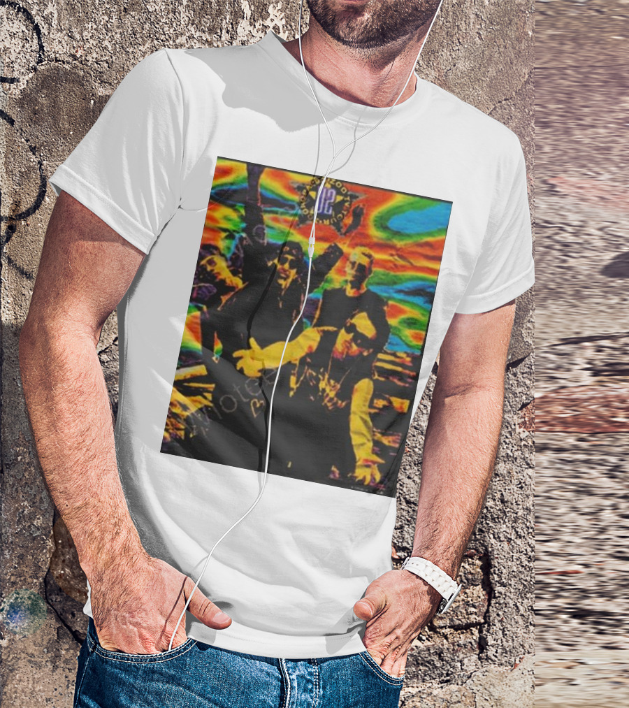 U2 Zooropa 30 Band Psychedelic Artwork US Store T-Shirt