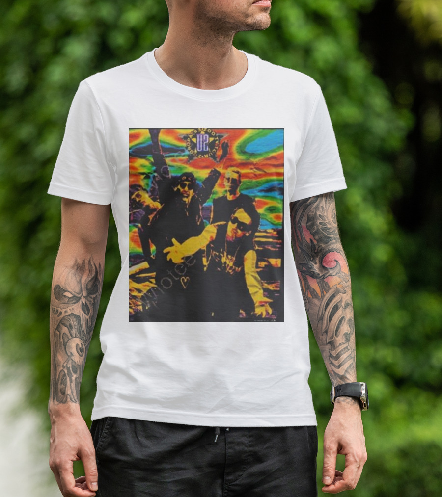 U2 Zooropa 30 Band Psychedelic Artwork US Store T-Shirt