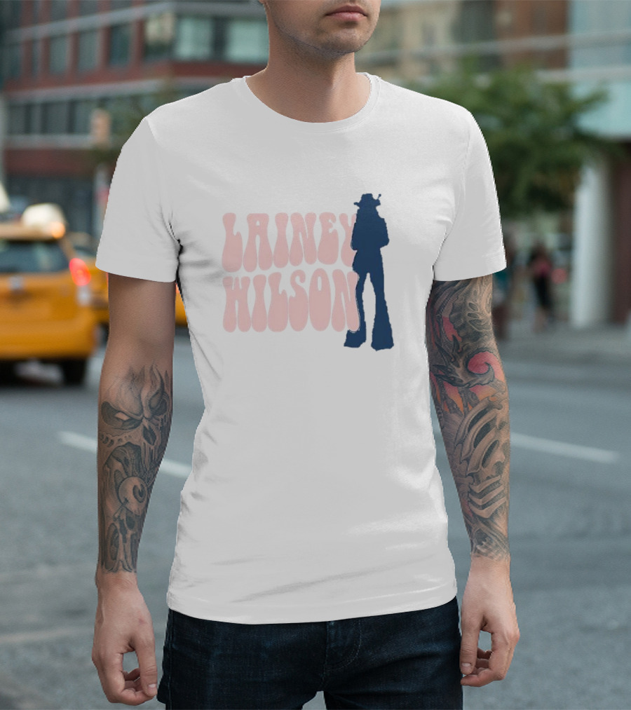 Lainey Wilson Silhouette Album Style Retro Font T-Shirt