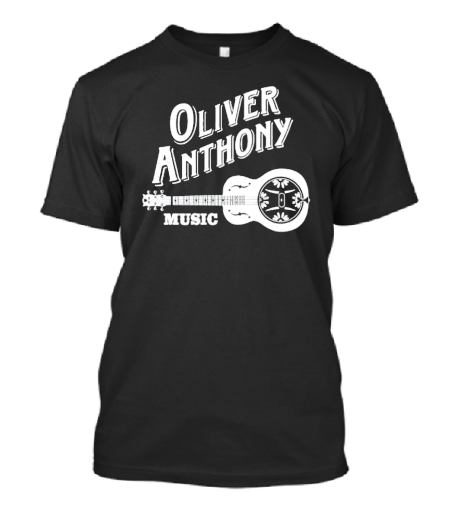 Oliver Anthony Music Logo With Guitar And Artistic Elements T-Shirt