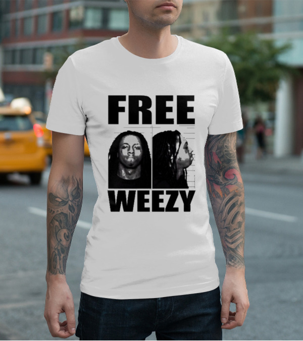 Jeff Hardy Free Weezy Mugshot Image T-Shirt