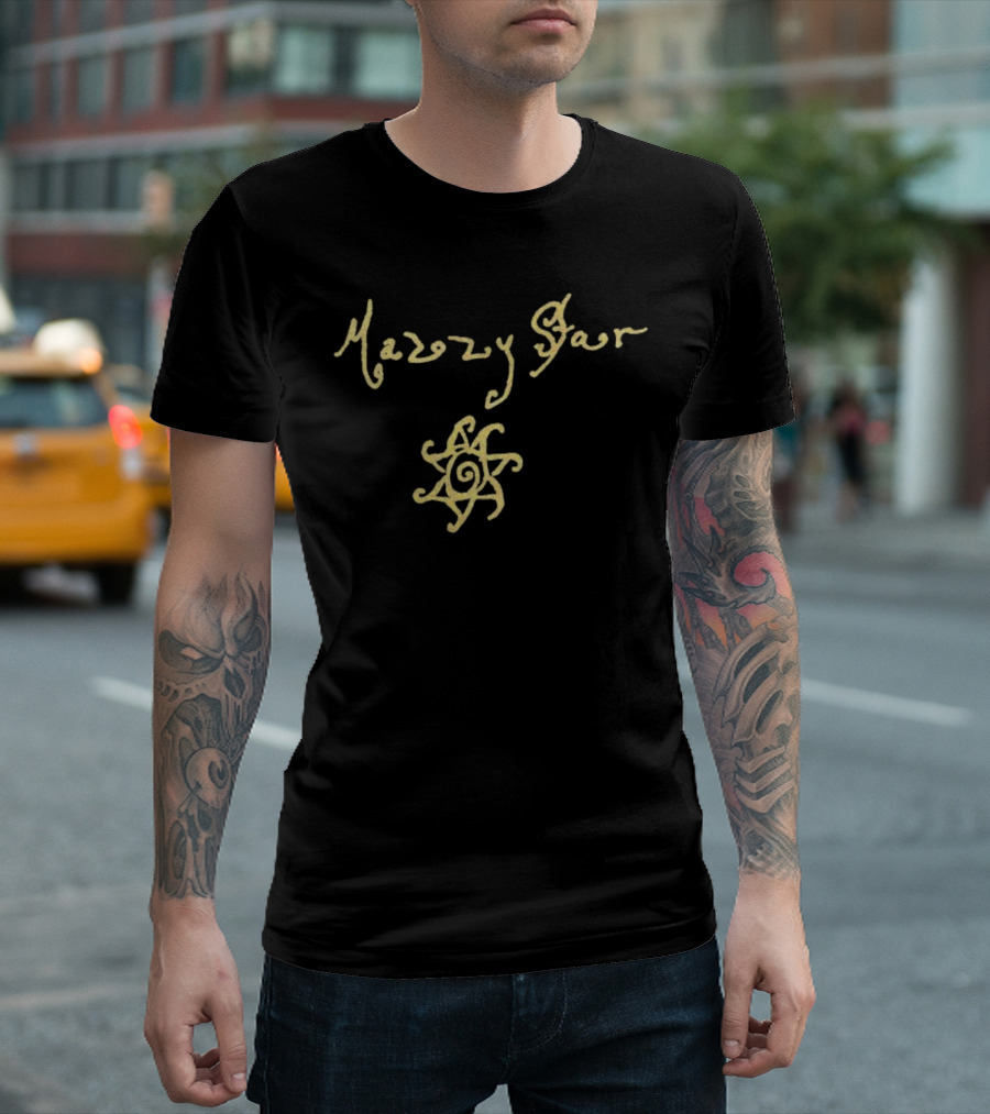 Mazzy Star She Hangs Brightly Spiral Star T-Shirt