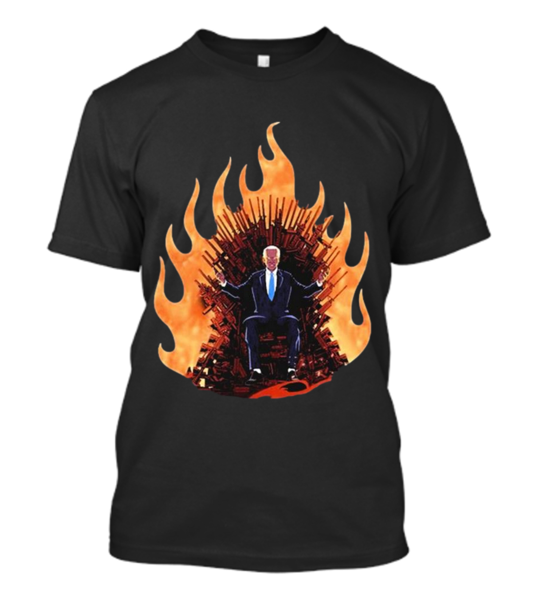 Joe Biden Dark Throne Of Fire T-Shirt