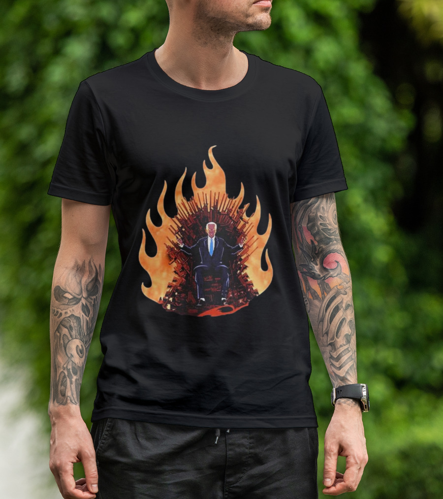Joe Biden Dark Throne Of Fire T-Shirt