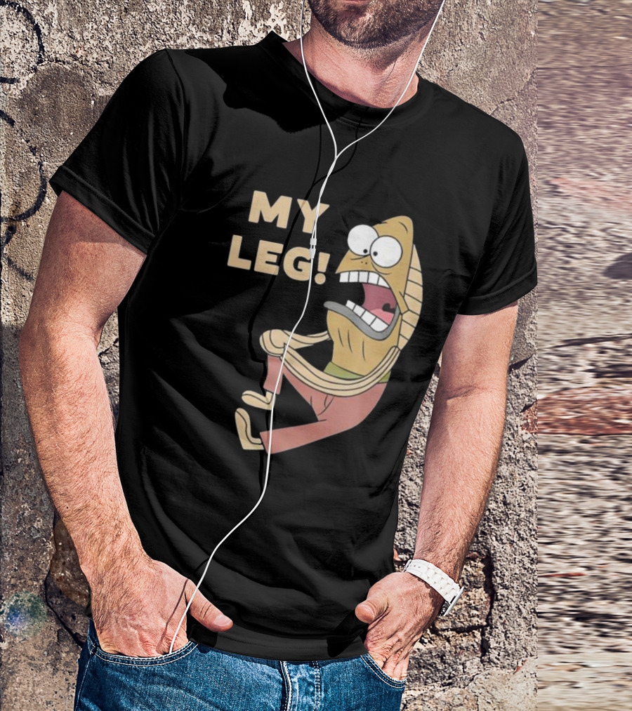 My Leg Mel Fred Fish Reference T-Shirt