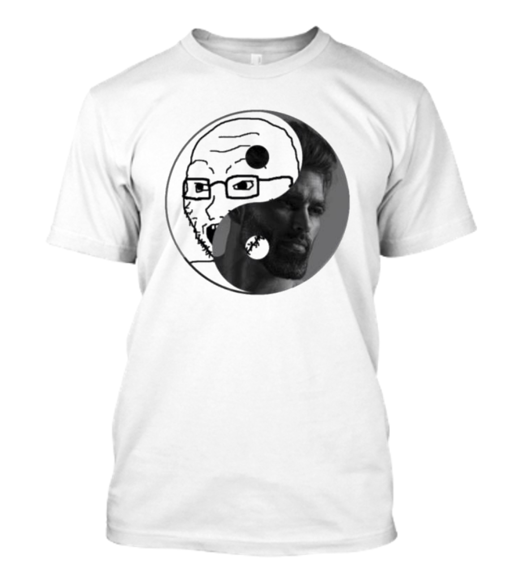 Gigachad Soyjak Meme T-Shirt