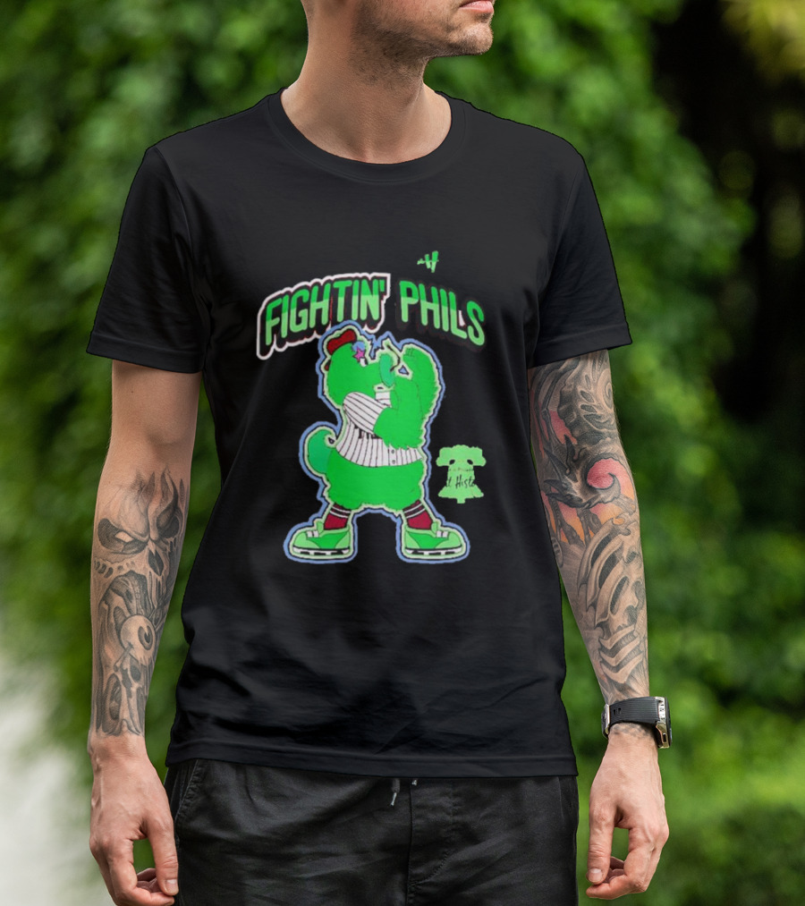 FIGHTIN' PHILS Neon Mascot Art History T-Shirt