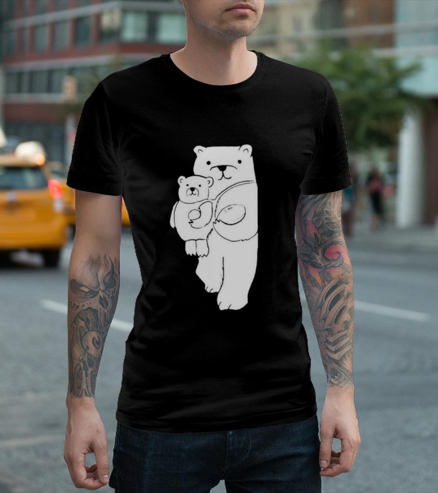 Nathan W Pyle Illinois Bear and Cub Duo T-Shirt