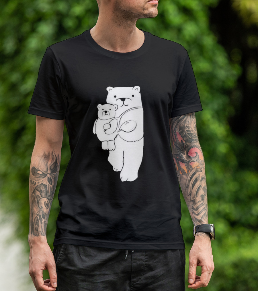 Nathan W Pyle Illinois Bear And Cub Duo T-Shirt