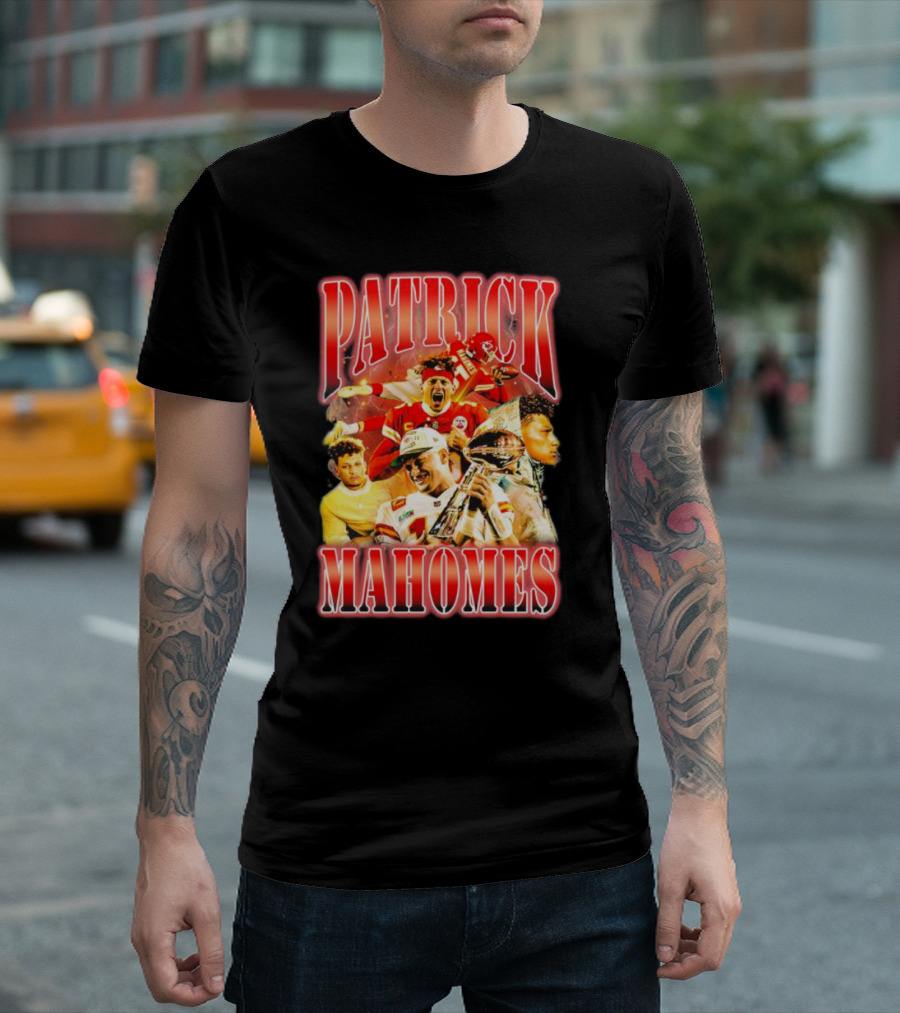PATRICK MAHOMES NFL Quarterback Super Bowl Champion T-Shirt