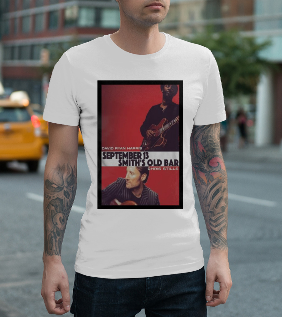 David Ryan Harris September 13 Smith's Old Bar Chris Stills T-Shirt