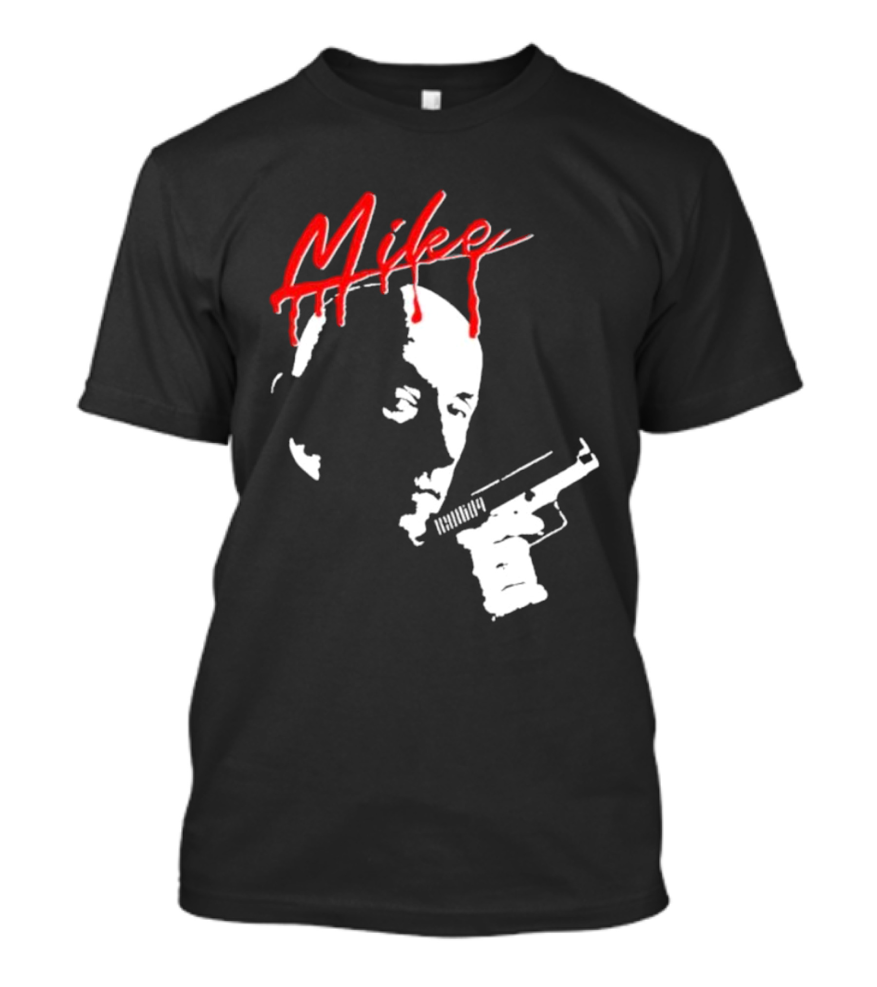 Mike Crime Noir Gunman T-Shirt