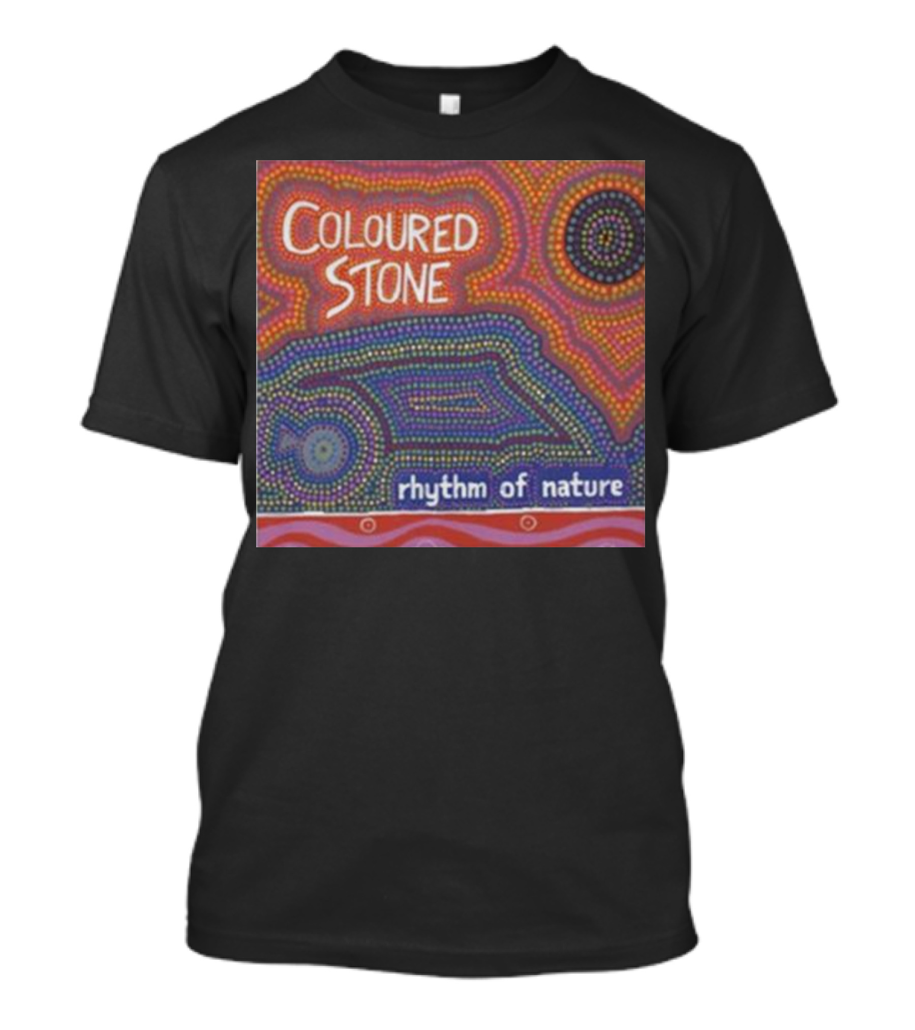 Coloured Stone Rhythm Of Nature T-Shirt