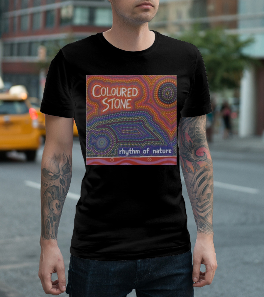 Coloured Stone Rhythm Of Nature T-Shirt