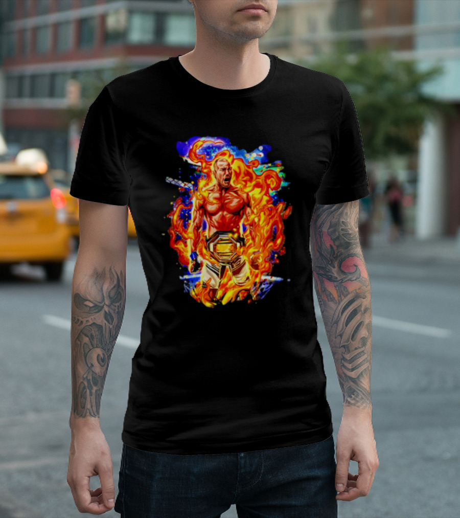 Alpha Strickland Fiery Championship Warrior T-Shirt
