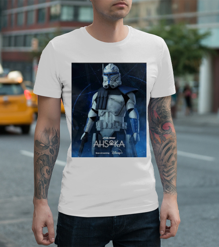 Star Wars Commander Rex In Ahsoka Now Streaming On Disney Plus T-Shirt