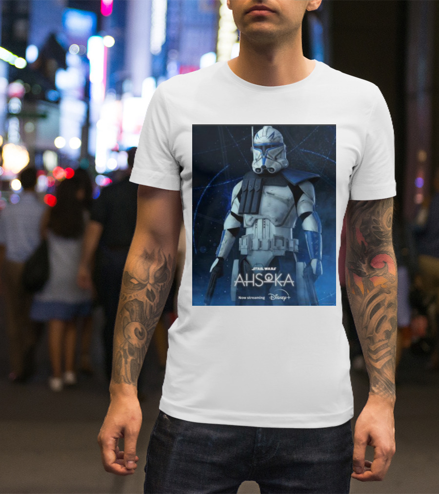 Star Wars Commander Rex In Ahsoka Now Streaming On Disney Plus T-Shirt