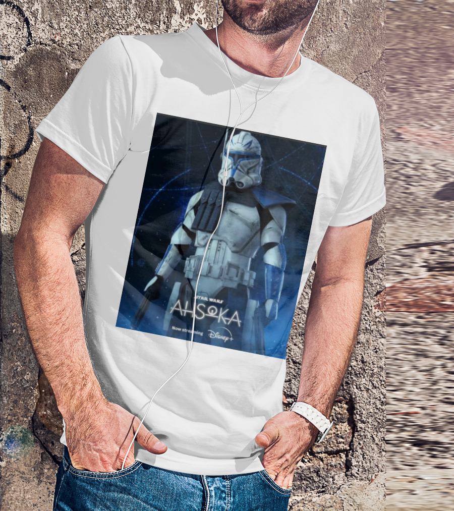 Star Wars Commander Rex In Ahsoka Now Streaming On Disney Plus T-Shirt