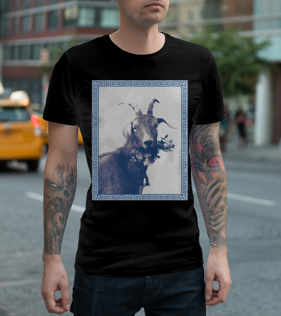 My Big Fat Greek Wedding 3 Goat Greek Key T-Shirt