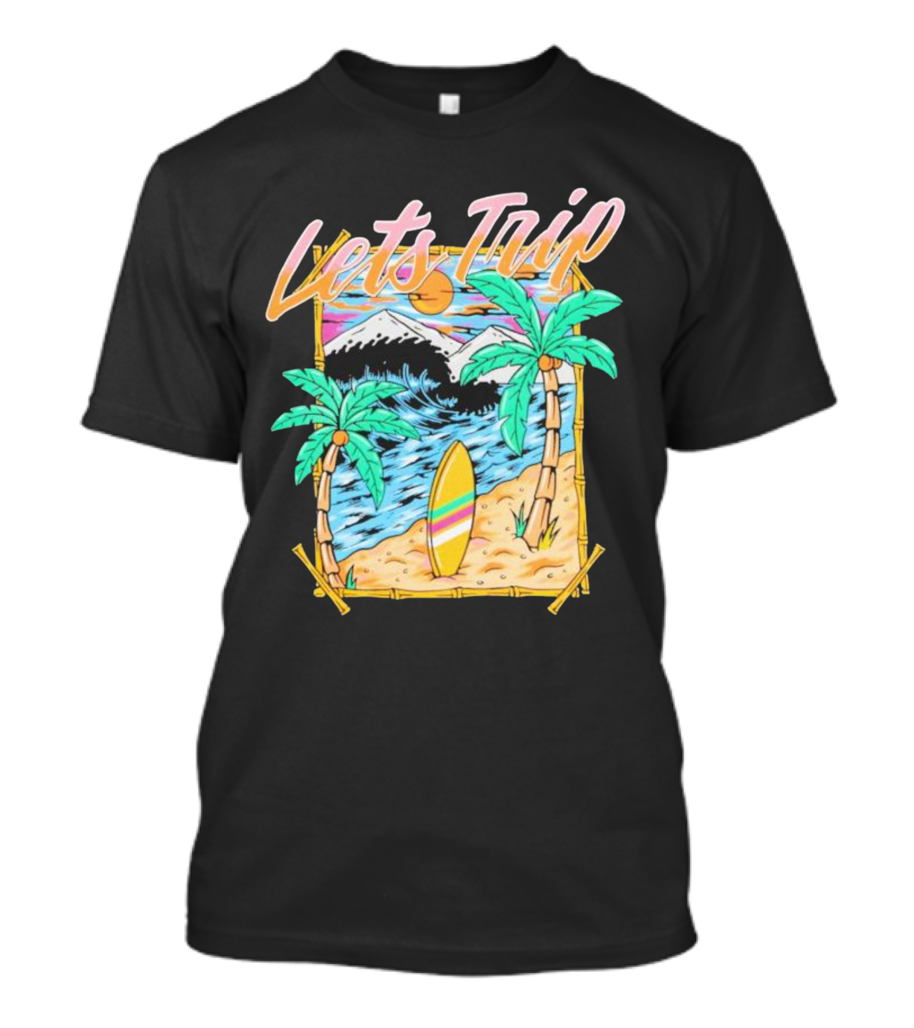 Sturnioloclothing Let’s Trip Palm Beach Paradise Adventure T-Shirt