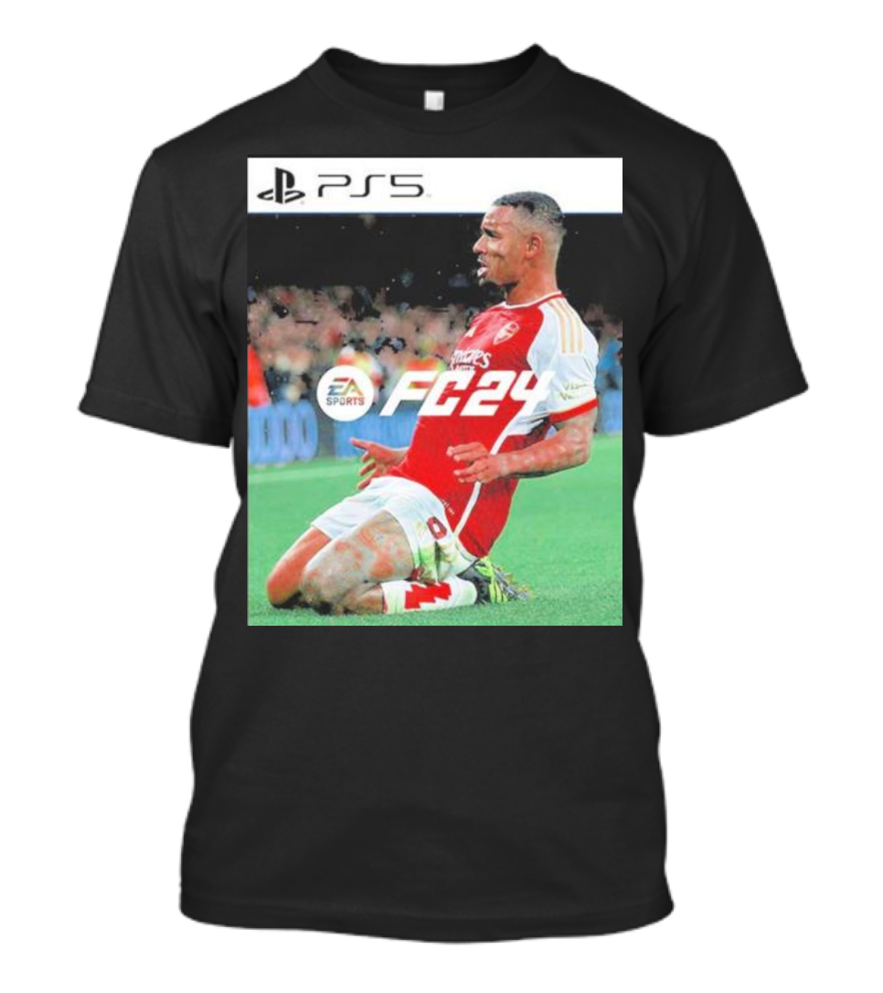 PS5 EA Sports FC24 Gabriel Jesus Arsenal Game Cover Image T-Shirt