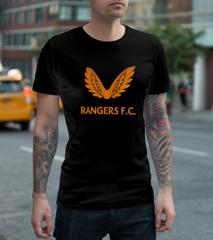 Rangers F.C. Orange Winged Emblem T-Shirt