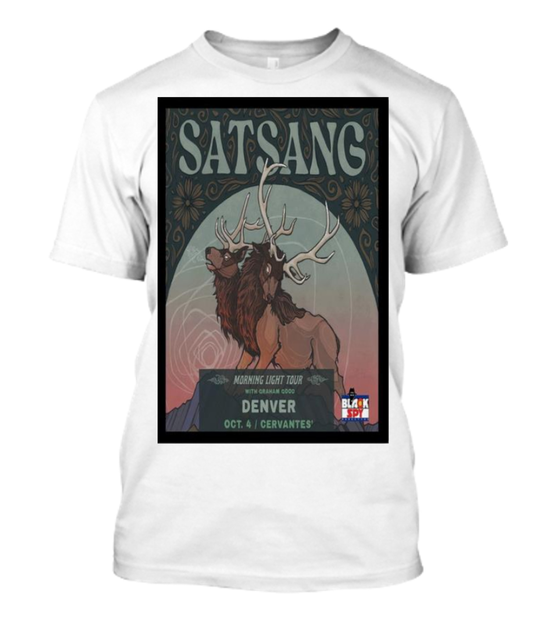 Satsang Morning Light Tour Denver October 4 Cervantes With Graham Good T-Shirt