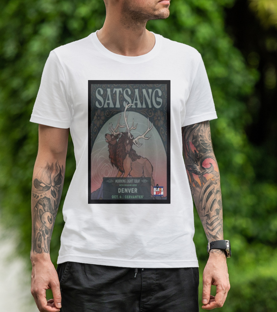 Satsang Morning Light Tour Denver October 4 Cervantes With Graham Good T-Shirt