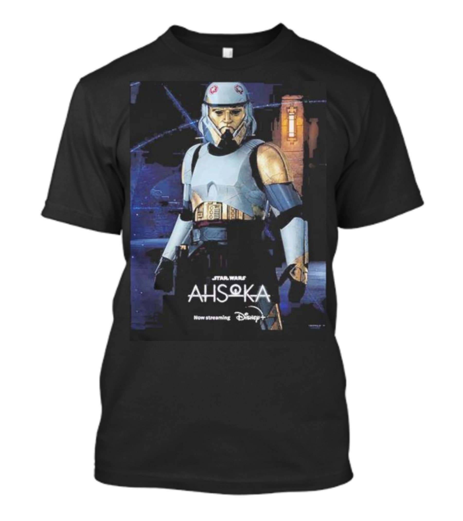 Star Wars Ahsoka Captain Enoch Now Streaming Disney Plus T-Shirt