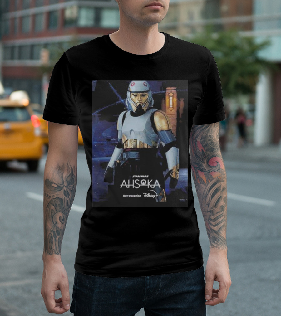 Star Wars Ahsoka Captain Enoch Now Streaming Disney Plus T-Shirt