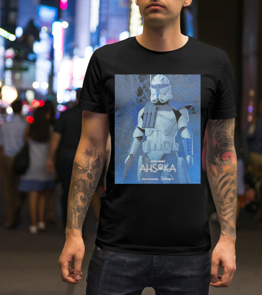 Star Wars Ahsoka Captain Rex Now Streaming Disney+ T-Shirt