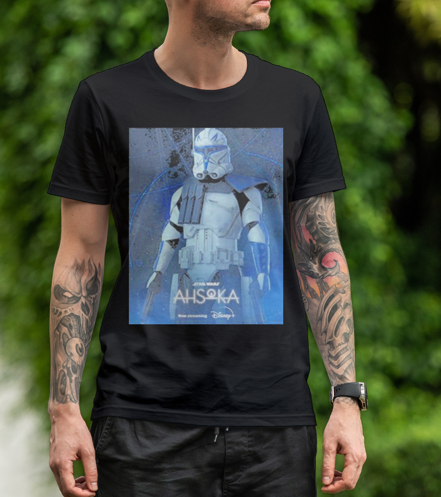 Star Wars Ahsoka Captain Rex Now Streaming Disney+ T-Shirt