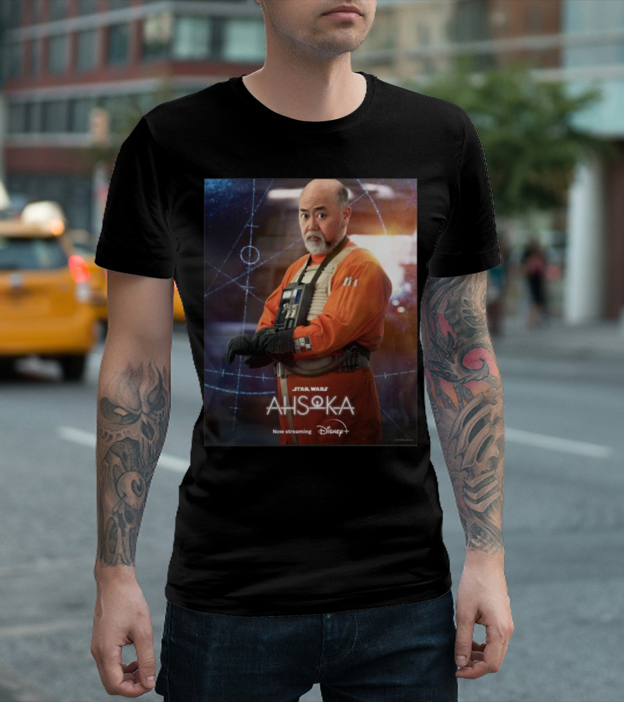 Ahsoka Carson Teva Character Star Wars Disney Plus Now Streaming T-Shirt