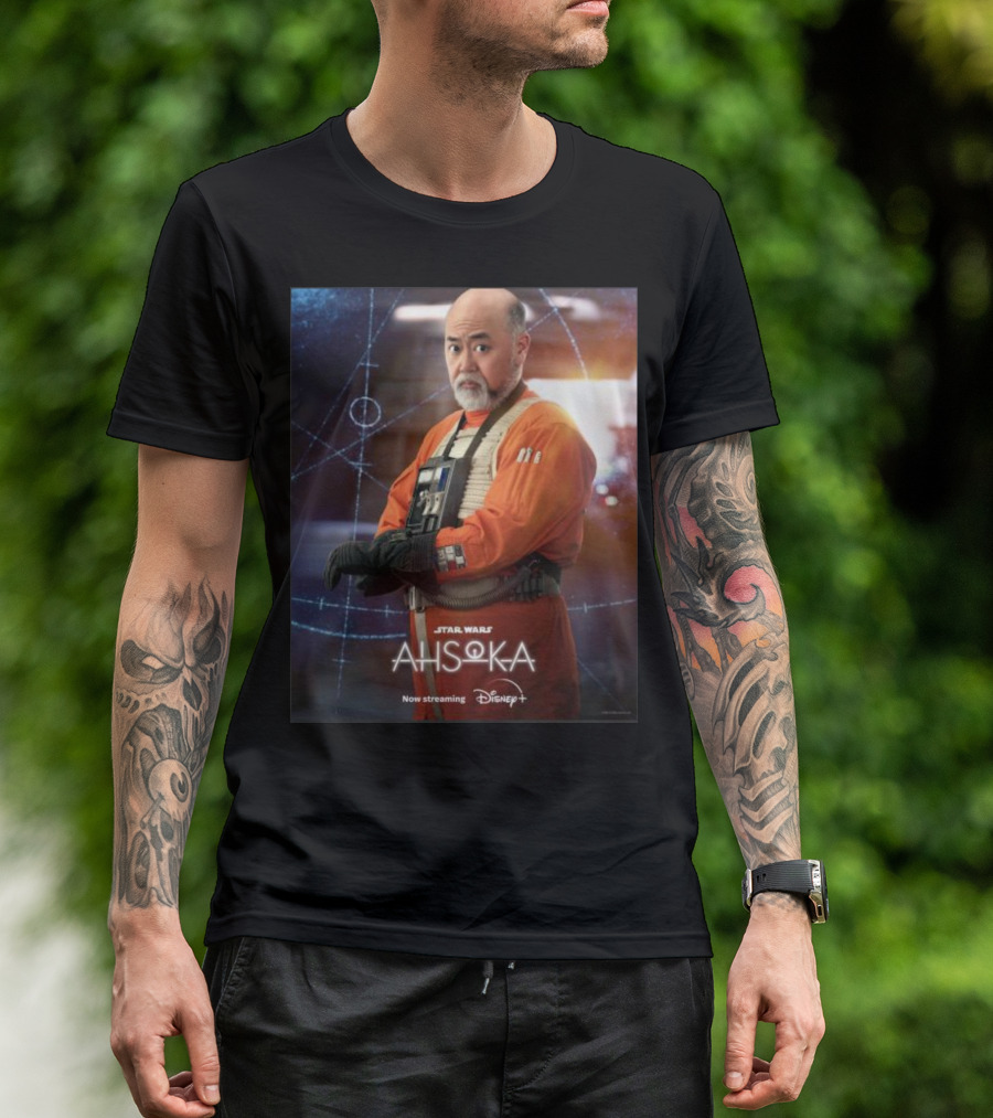 Ahsoka Carson Teva Character Star Wars Disney Plus Now Streaming T-Shirt
