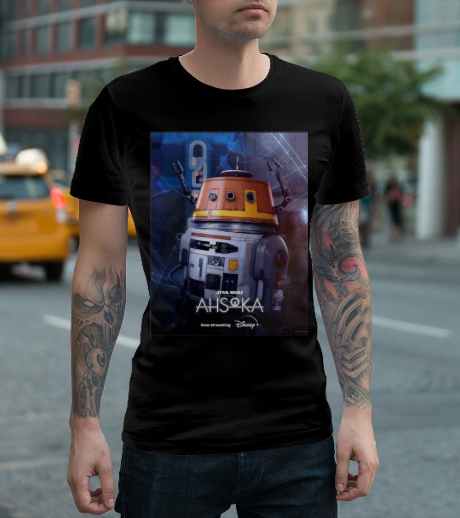 Star Wars Ahsoka Chopper Droid Character Now Streaming Disney+ T-Shirt