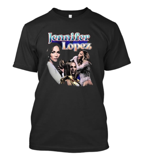 Jennifer Lopez Iconic Pop Diva Montage T-Shirt