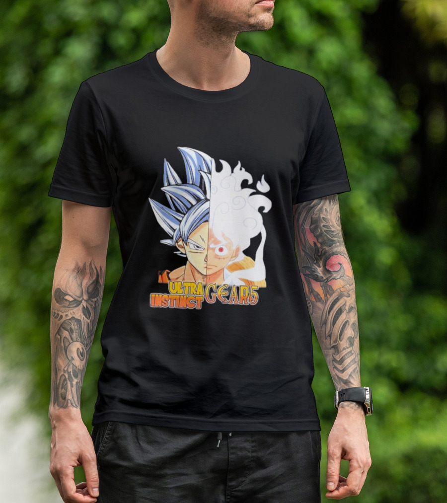 Ultra Instinct Gear 5 Fusion Anime Crossover Duo T-Shirt