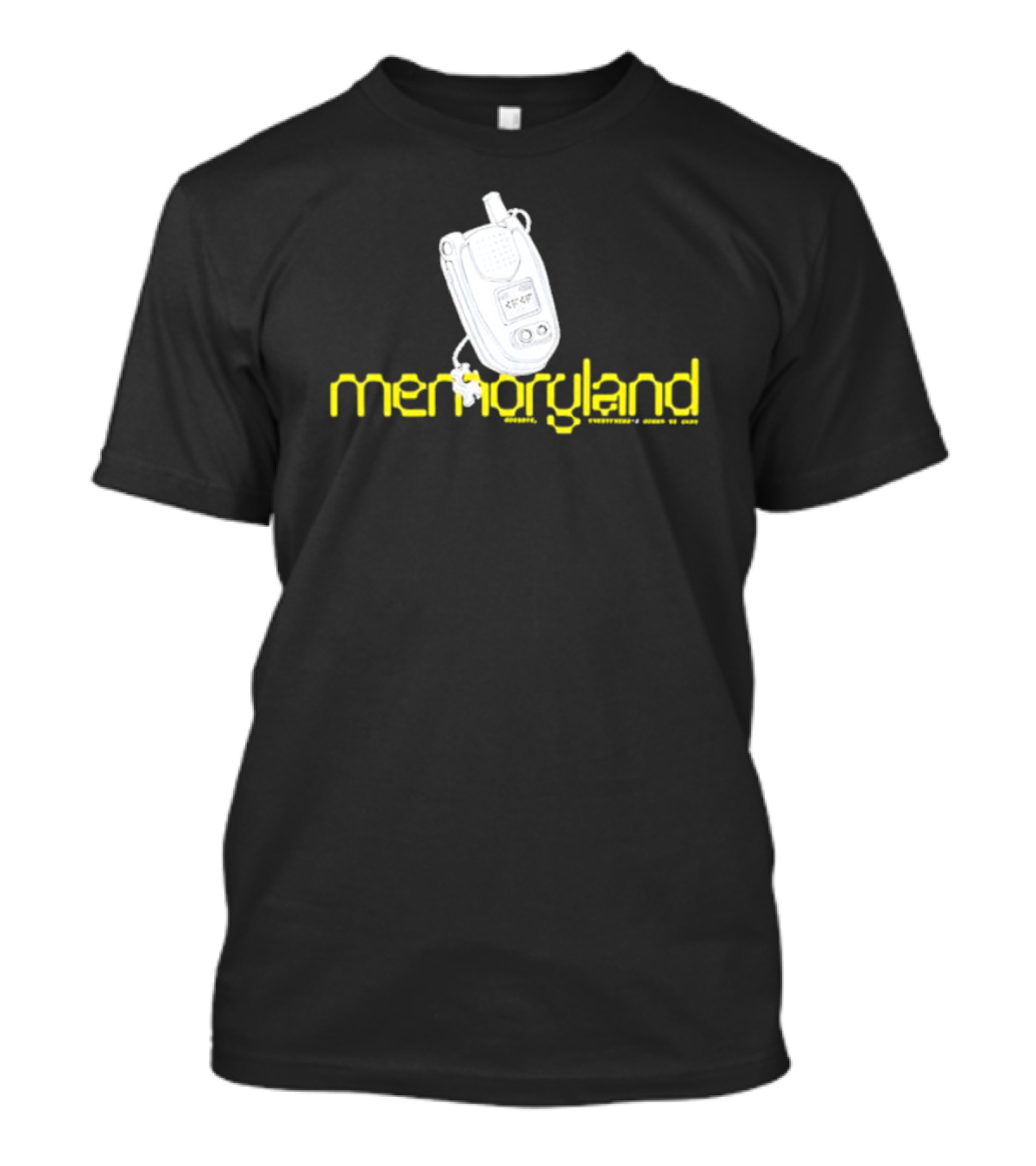 Memoryland Flip Goodbye Everything's Gonna Be Okay Retro Phone T-Shirt