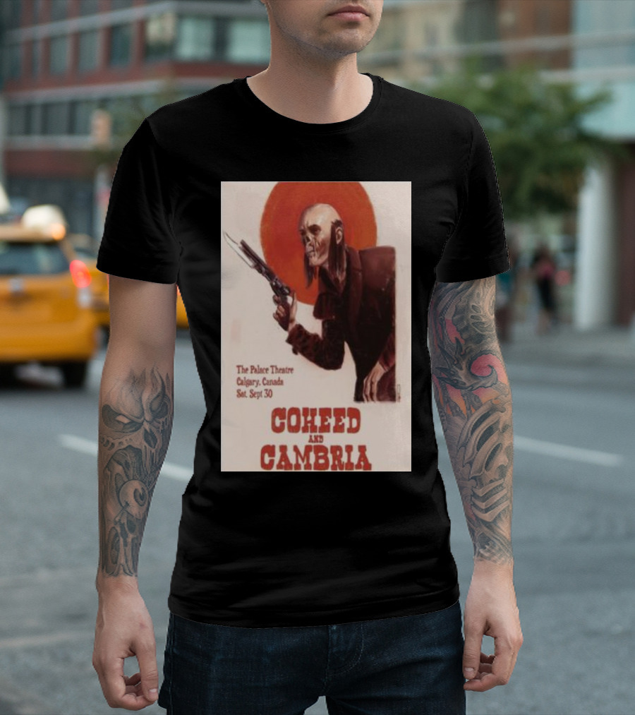 Coheed And Cambria The Palace Theatre Calgary Canada Sat Sept 30 T-Shirt